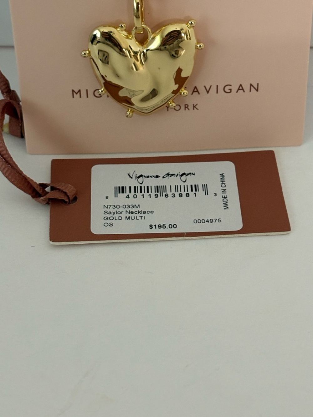 Brand New with Tags Mignonne Gavigan Saylor Necklace with Semi-Precious Stones - Picture 8 of 8